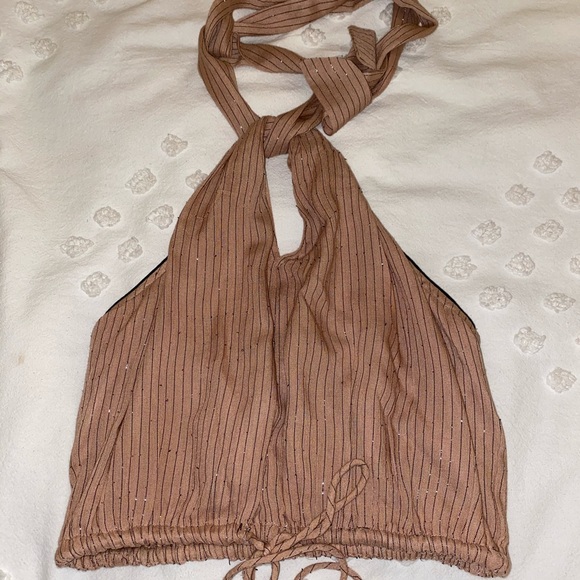 House of Harlow 1960 x Revolve Alana Halter top - Picture 3 of 5